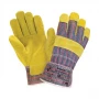 Перчатки спилковые комбинированные 2Hands 0115 СВSA желтые - мини-изображение 0