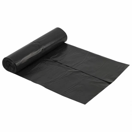 Мешки для мусора ПВД 90x140 см, 60 мкм, 240 л (в рулонах) - 0