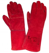 Краги спилковые усиленные 2Hands T59-1