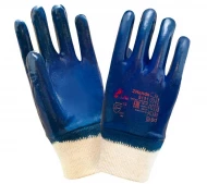 Нитриловые с легким покрытием 2Hands Light 5111, синие-0